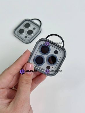 Защитные линзы для камеры iPhone 13 Pro Metal Diamonds Lens блестящие Sierra Blue