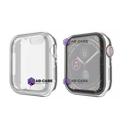 Защитный чехол Silicone Case для Apple Watch (41mm, Silver)