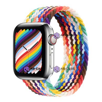 Монобраслет на Apple Watch Braided Solo Loop (Rainbow , 38mm, 40mm, 41mm, M)