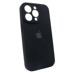 Чехол Silicone Сase для iPhone 15 Pro Max Full Camera №18 Black