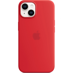 Чехол Silicone Case для iPhone 15 Plus Full (№14 Red)