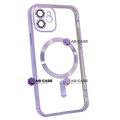 Чехол Shining with MagSafe для iPhone 11 с защитными линзами на камеру Purple