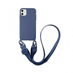 Чехол STRAP COLOR CASE для iPhone (iPhone XS MAX, Cobalt Blue)