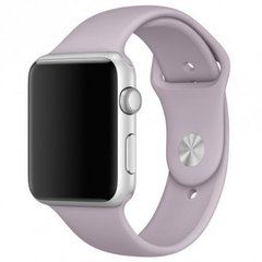 Силиконовый ремешок для Apple Watch (38mm, 40mm, 41mm, №7 Lavender, S)