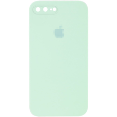 Чехол Silicone Case FULL CAMERA (square side) (для iPhone 7/8 PLUS) (Sky Blue)