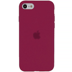 Чехол Silicone Case для iPhone 7/8 FULL (№36 Rose Red)