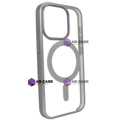Чехол для iPhone 15 Plus матовый Clear case with MagSafe Titanium Primary