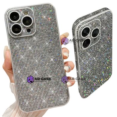 Чехол для iPhone 15 Pro Galaxy Case с защитой камеры - Silver
