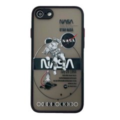 Чохол GENERATION NASA на iPhone (Летящий космонавт Black, iPhone 7/8/SE2)