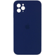 Чохол Silicone Case FULL CAMERA (square side) (на iPhone 11 pro Max) (Deep navy)