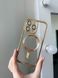 Чехол Shining with MagSafe для iPhone 11 с защитными линзами на камеру Gold 2