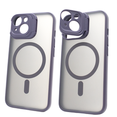 Чехол для iPhone 13 Hybrid Camera Stand with MagSafe с подставкой Deep Purple