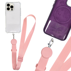 Ремешок для телефона на шею под чехол Pink
