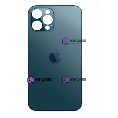 Чехол стеклянный для iPhone 12 матовый AG Glass Case с защитой камеры Blue