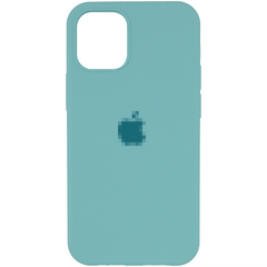 Чехол Silicone Case для iPhone 15 Plus Full (№21 Sea Blue)