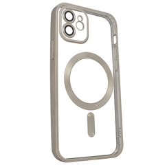 Чехол для iPhone 12 матовый Shining with MagSafe с защитными линзами на камеру Graphite