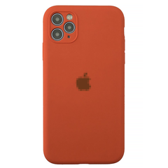 Чехол Silicone Case FULL CAMERA (для iPhone 11 Pro, Orange)
