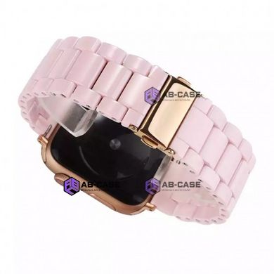 Керамический ремешок Ceramic Band для Apple Watch (38mm, 40mm, 41mm, Pink)