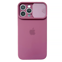 Чехол Silicone with Logo Hide Camera, для iPhone 11 Pro Max (Violet)