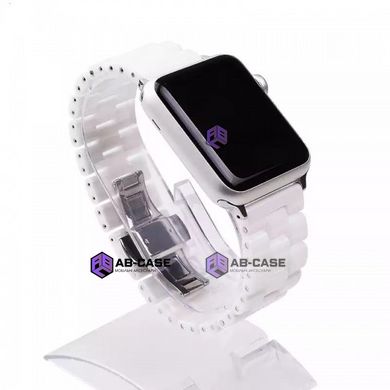 Керамический ремешок Ceramic Band для Apple Watch (38mm, 40mm, 41mm, White)