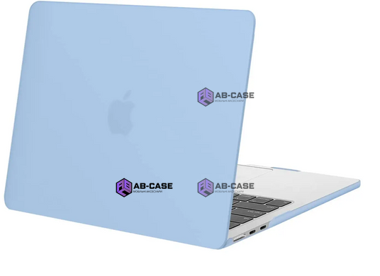 Чехол накладка Matte Hard Shell Case для Macbook Pro 2016-2020 13.3 Soft Touch Sky Blue