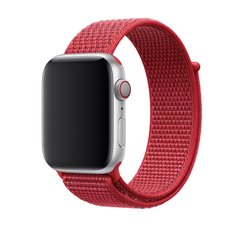 Ремешок для Apple Watch Nylon Loop нейлоновый (42mm, 44mm, 45mm, 49mm Red)