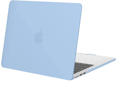 Чехол накладка Matte Hard Shell Case для Macbook Pro 13.3 Retina (2012-2015) (A1425, A1502) Soft Touch Sky Blue