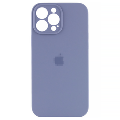 Чехол Silicone Сase для iPhone 15 Pro Max Full Camera №46 Lavender Gray