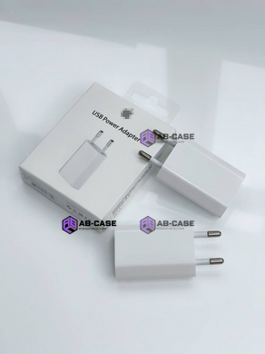 Зарядний пристрій iPhone USB 5W блок питания Power Adapter 1A