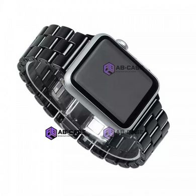 Керамический ремешок Ceramic Band для Apple Watch (42mm, 44mm, 45mm, 49mm Black)
