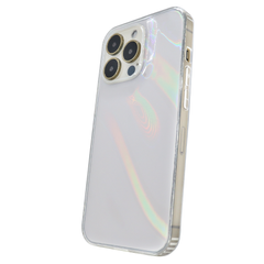 Чехол прозрачный для iPhone 13 Pro Max Hologram Case Rainbow