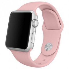 Силіконовий ремінець на Apple Watch (42mm, 44mm, 45mm, 49 mm №12 Pink, S)