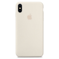 Чехол Silicone Case для iPhone X/Xs FULL (№11 Antique White)