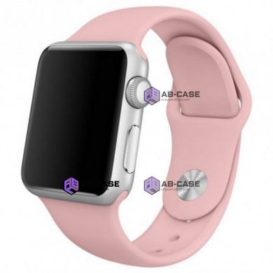 Силиконовый ремешок для Apple Watch (42mm, 44mm, 45mm, 49 mm №12 Pink, S)