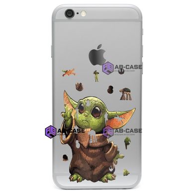 Чехол прозрачный Print Yoda (Star Wars) для iPhone 6 Plus/6s Plus