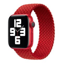 Монобраслет для Apple Watch Braided Solo Loop (Red, 42mm, 44mm, 45mm, 49mm L)