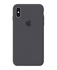 Чехол Silicone Case для iPhone X/Xs FULL (№15 Charcoal Gray)
