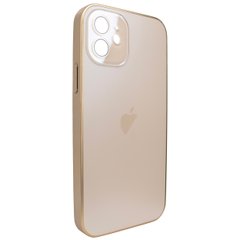 Чехол для iPhone 12 матовый AG Titanium Case Golden