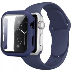 Комплект Band + Case чехол с ремешком для Apple Watch (40mm, Midnight blue )