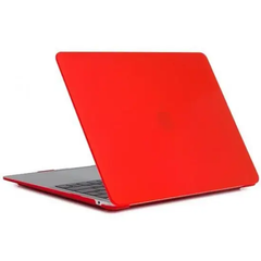 Чехол накладка Matte Hard Shell Case для Macbook Air 13.3" A1369/A1466 Soft Touch Red