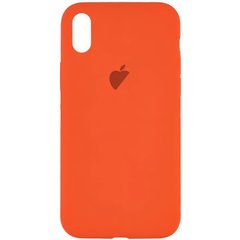 Чехол Silicone Case iPhone Xs Max FULL (№72 Kumquat)
