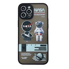 Чехол GENERATION NASA для iPhone 15 Pro Max (Nasa Black (смотрит прямо)