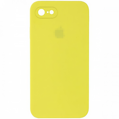 Чехол Silicone Case FULL CAMERA (square side) (для iPhone 7/8/SE2, Flash)