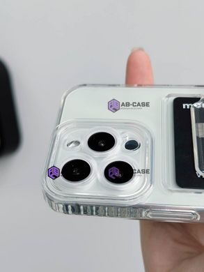 Чехол прозрачный для iPhone 15 Pro Card Holder с карманом для карты