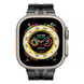 Металлический ремешок для Apple Watch 42|44|45|49mm Titanium Band Black 6