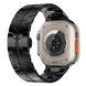 Металлический ремешок для Apple Watch 42|44|45|49mm Titanium Band Black 4
