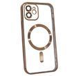 Чехол для iPhone 12 Shining with MagSafe із захисними лінзами на камеру - Desert Gold
