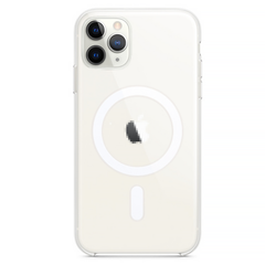 Чохол прозорий Clear Case with MagSafe (на iPhone 11 Pro)