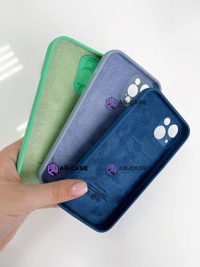 Чехол Silicone with Logo Hide Camera, для iPhone 11 Pro Max (Green)