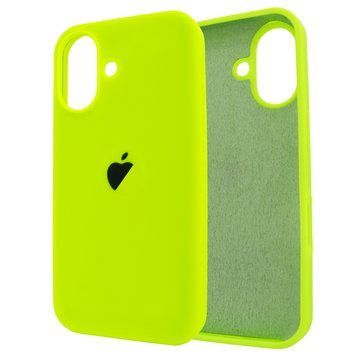 Чехол для iPhone 17 &ndash; Silicone Case Full (№66 Neon Green)